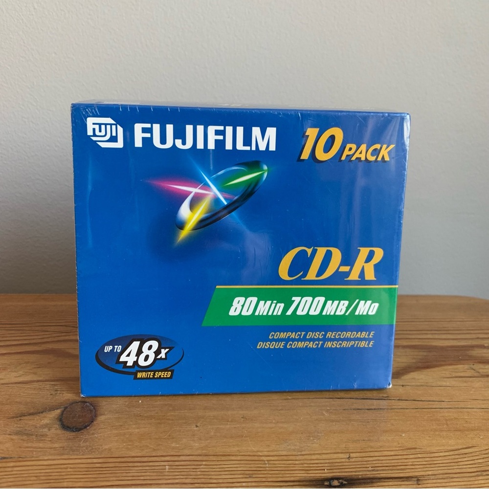 𝅺Fujifilm CD-R 10 Pack NWT
